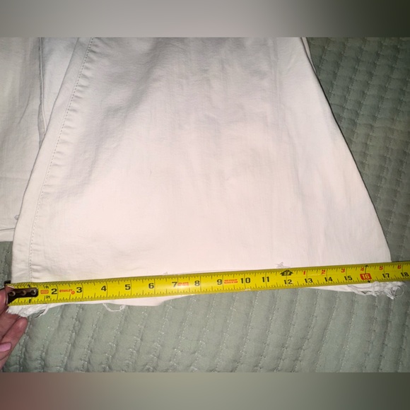 Free People We The Free Just Float Wide Leg Jean White Raw Hem Womens 27. - Picture 15 of 15